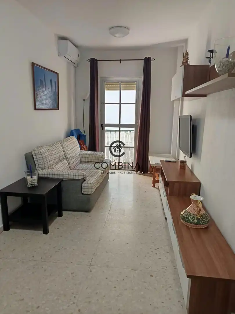 Sala d'estar de Pis en venda en Huelva amb Aire condicionat i Moblat