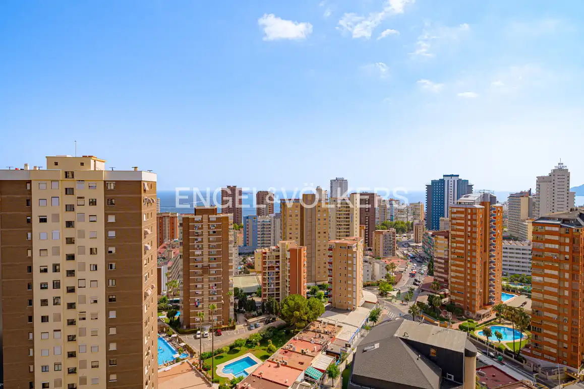 Exterior view of Attic for sale in Benidorm  with Air Conditioner and Community pool
