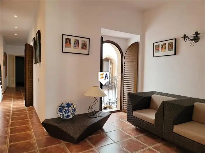 Sala de estar de Casa adosada en venta en Casariche con Aire acondicionado, Terraza y Trastero
