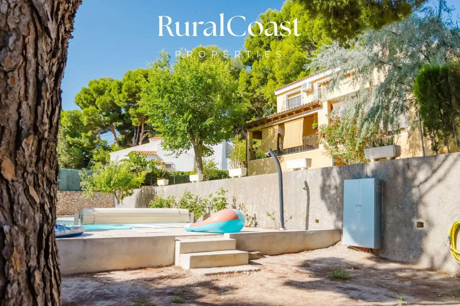 Vista exterior de Casa o chalet en venta en Tibi con Aire acondicionado, Calefacción y Jardín privado