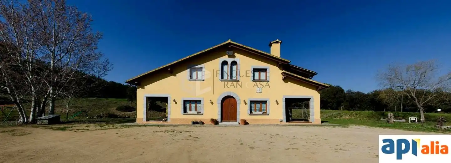 Außenansicht von Country house zum Verkauf in Sant Antoni de Vilamajor mit Privatgarten, Parkett und Terrasse