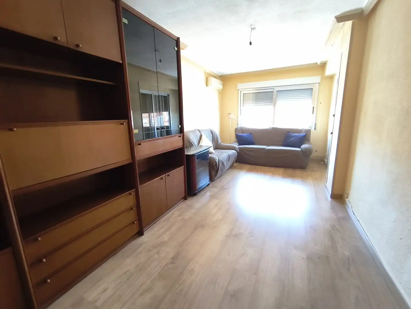 Living room of Flat for sale in Móstoles  with Heating, Parquet flooring and Terrace
