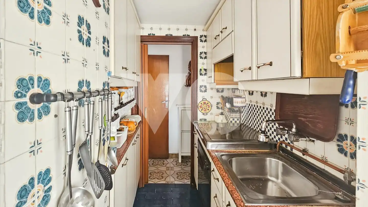 Kitchen of Flat for sale in Madrid  with Air Conditioner, Heating and Terrace