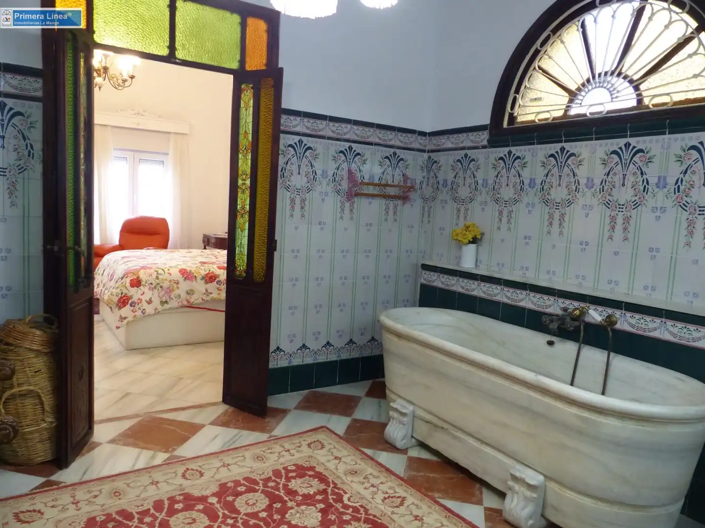 Baño de Casa o chalet en venta en Cartagena con Calefacción, Jardín privado y Parquet
