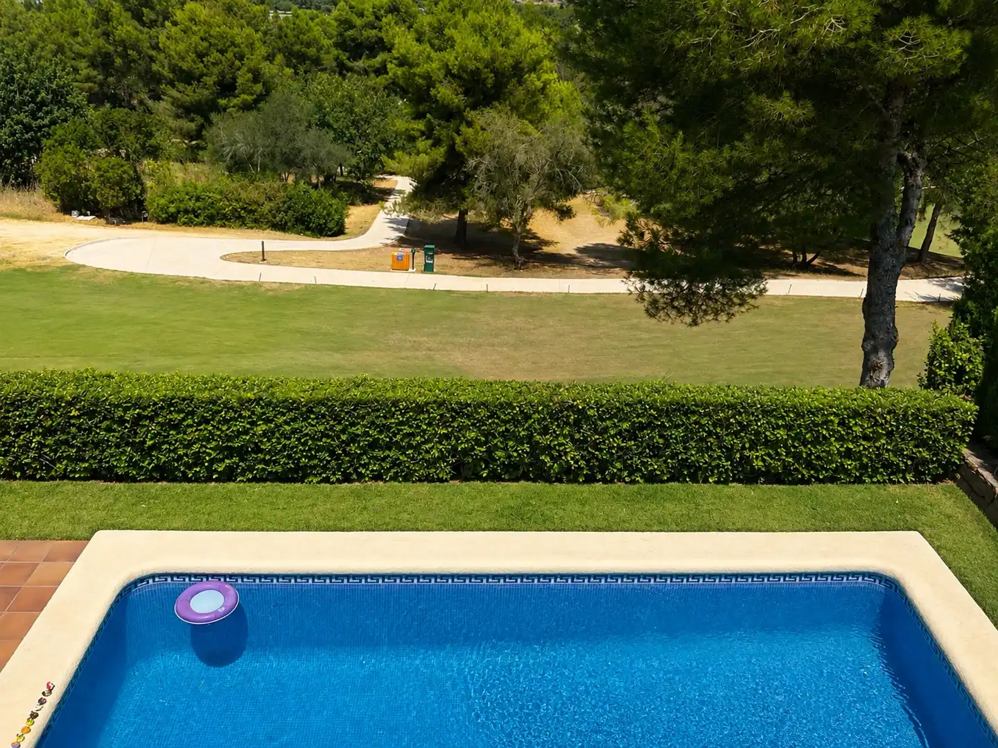 Swimming pool of Houses for sale in Pedreguer  with Air Conditioner, Heating and Private garden