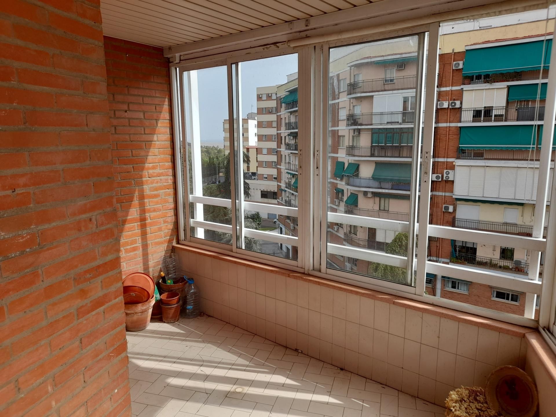 Balcony of Flat for sale in Cáceres Capital  with Heating, Terrace and Storage room