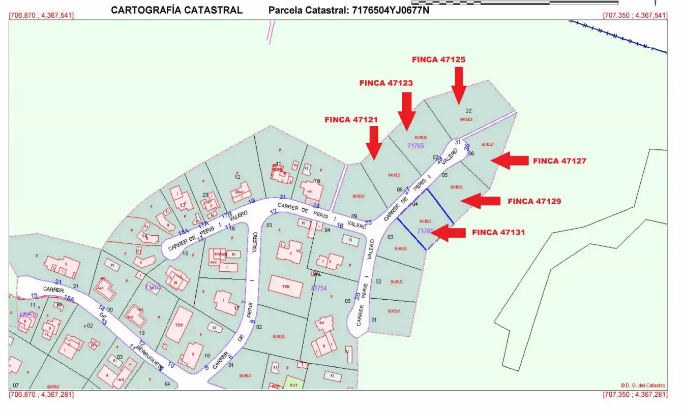 Residential land for sale in PERIS Y VALERO