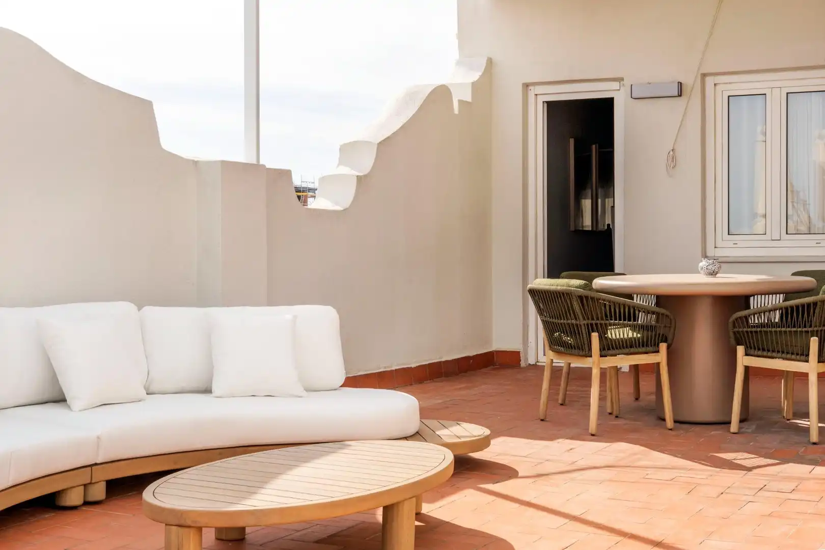 Terrace of Attic for rent in Valencia  with Air Conditioner, Heating and Terrace