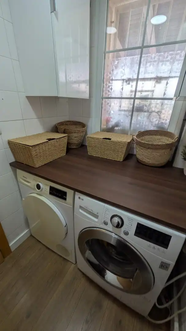 Cocina de Casa adosada en venta en La Pobla de Vallbona con Aire acondicionado, Calefacción y Jardín privado