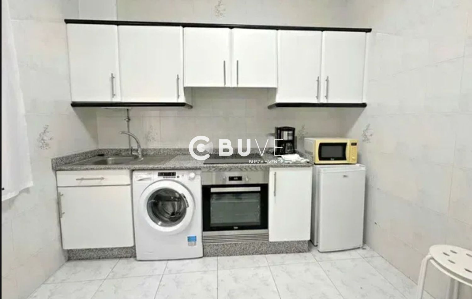 Küche von Einfamilien-Reihenhaus zum Verkauf in Fisterra mit Möbliert