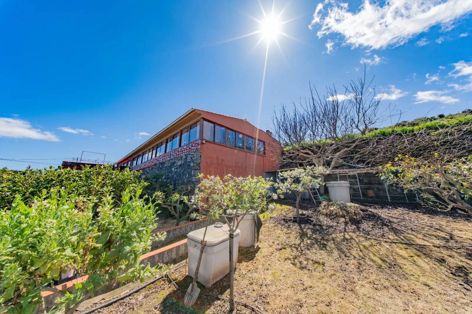 Vista exterior de Casa o xalet en venda en La Guancha amb Jardí privat, Terrassa i Traster