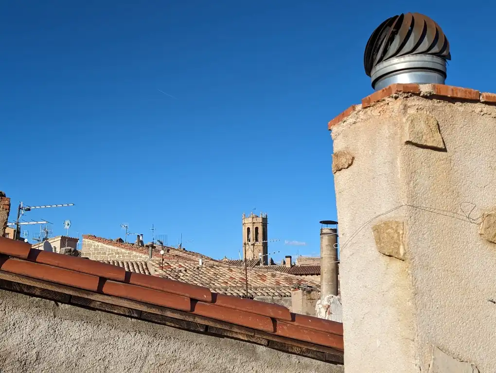 Exterior view of Houses for sale in Cretas  with Terrace, Storage room and Balcony
