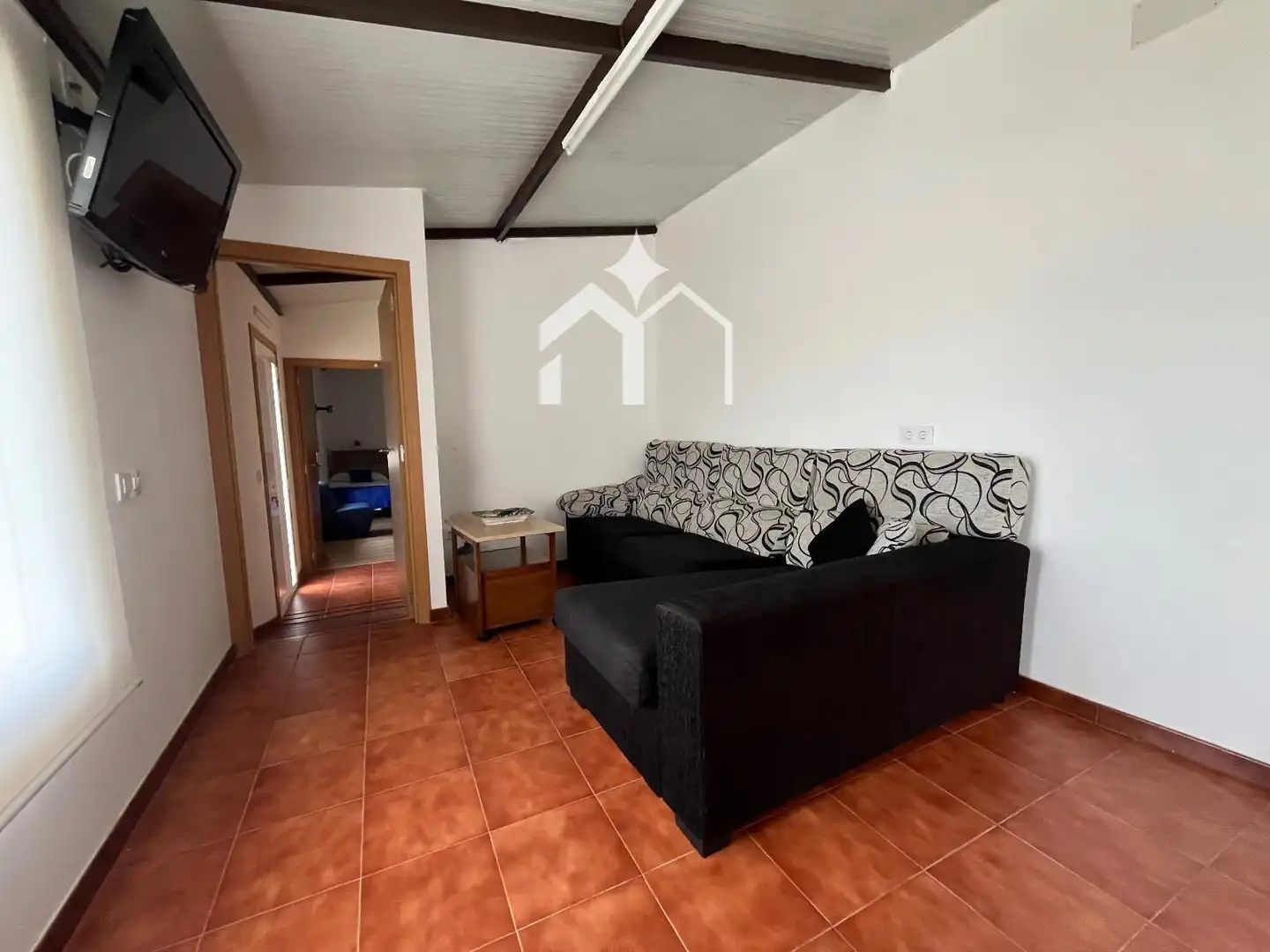 Sala de estar de Casa o chalet en venta en Moaña con Calefacción, Parquet y Terraza