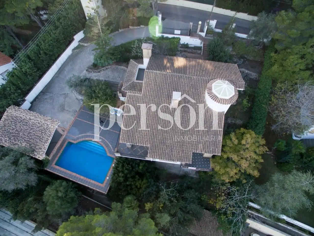 Vista exterior de Casa o chalet en venta en Alzira con Jardín privado, Terraza y Piscina