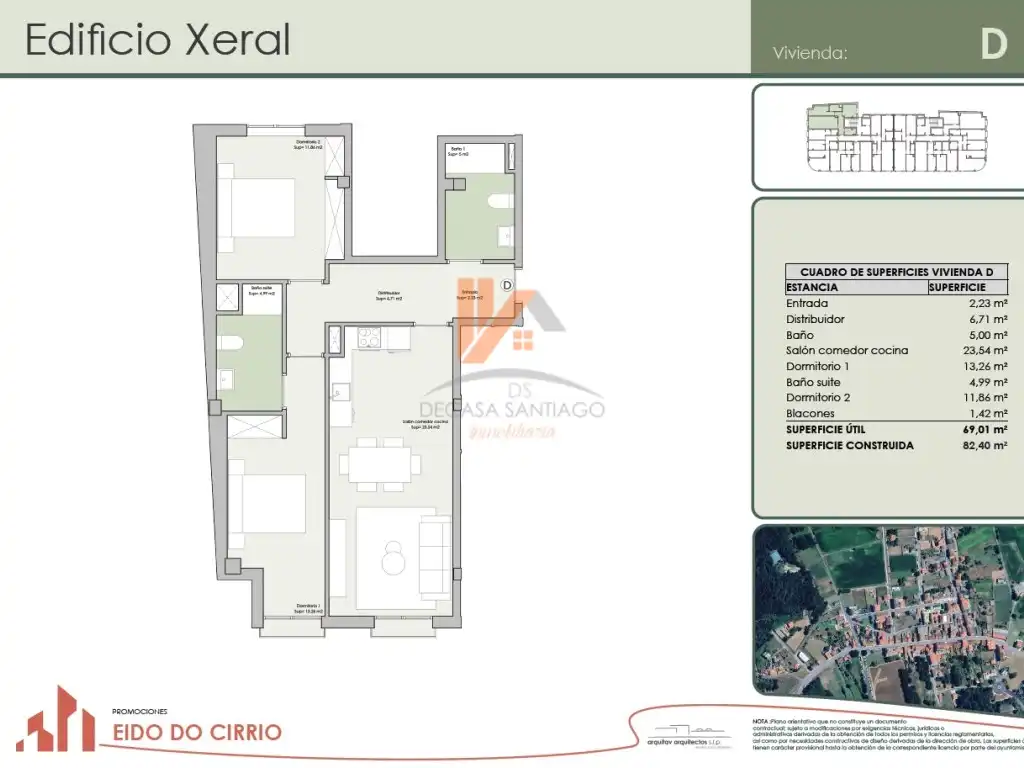 Appartement avec terrasse à vendre à Rua Xeral-Bandeira 20, imagen 2