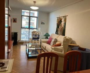 Living room of Flat for sale in Salamanca Capital  with Heating, Storage room and Furnished