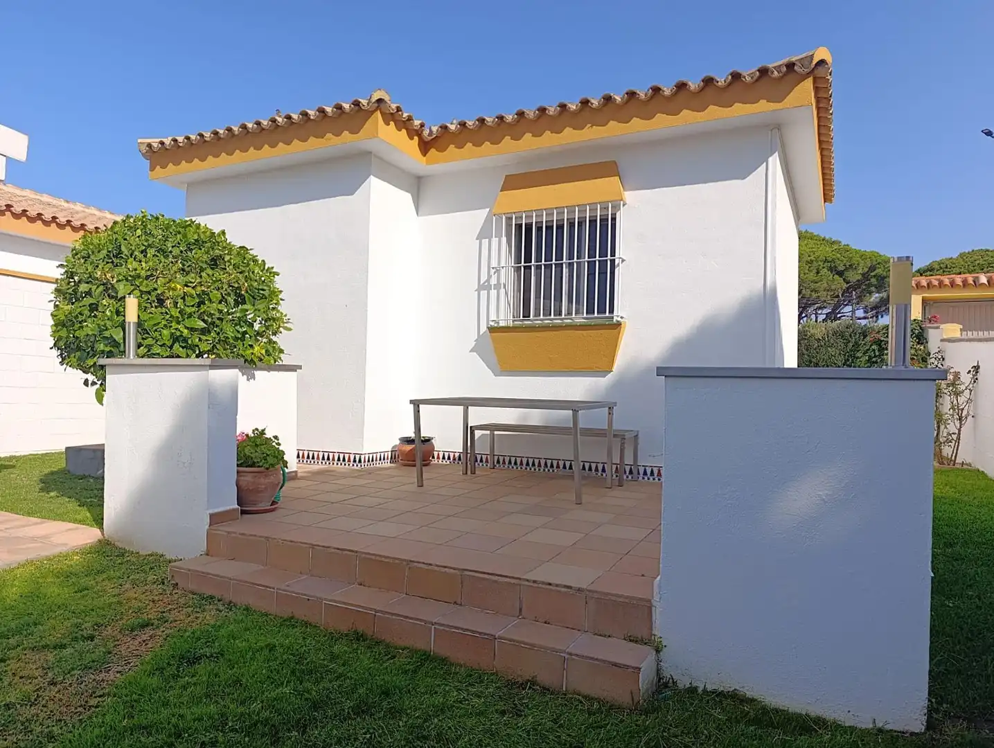 Garden of Houses for sale in Chiclana de la Frontera  with Air Conditioner, Heating and Private garden