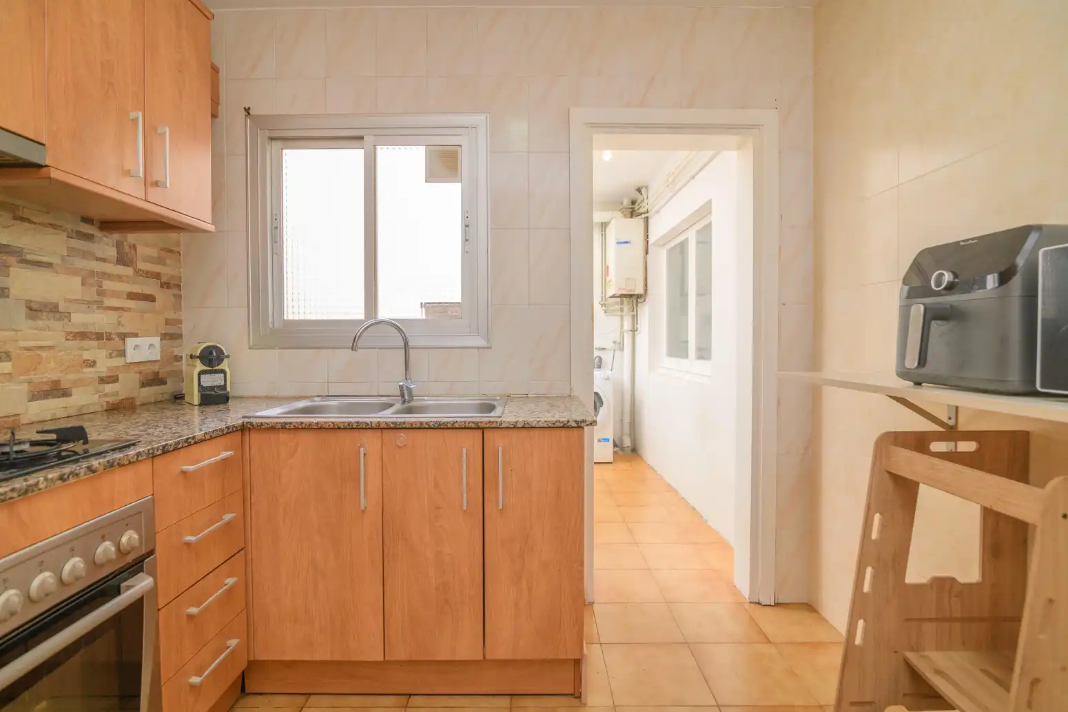 Küche von Wohnung zum Verkauf in Viladecans mit Klimaanlage, Heizung und Parkett