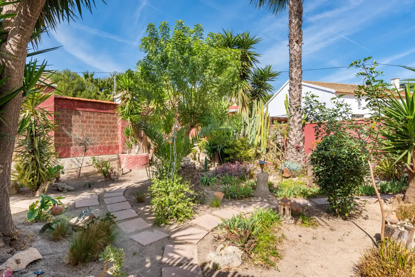 Jardín de Casa o chalet en venta en Daya Nueva con Aire acondicionado, Jardín privado y Piscina
