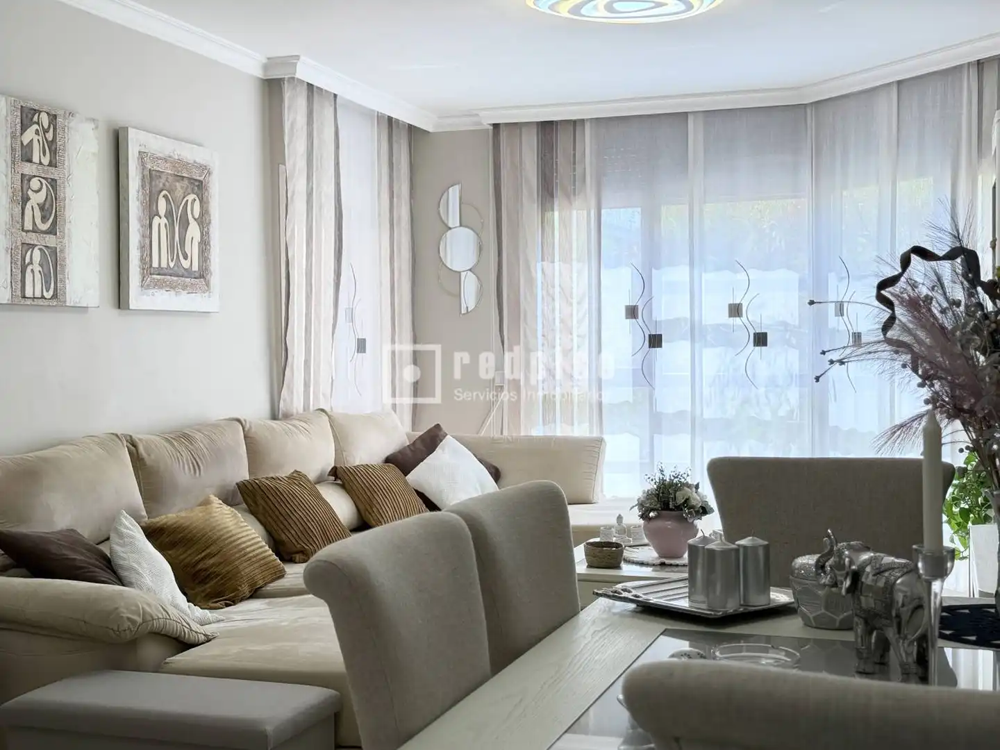 Sala de estar de Piso en venta en Málaga con Aire acondicionado, Calefacción y Jardín privado