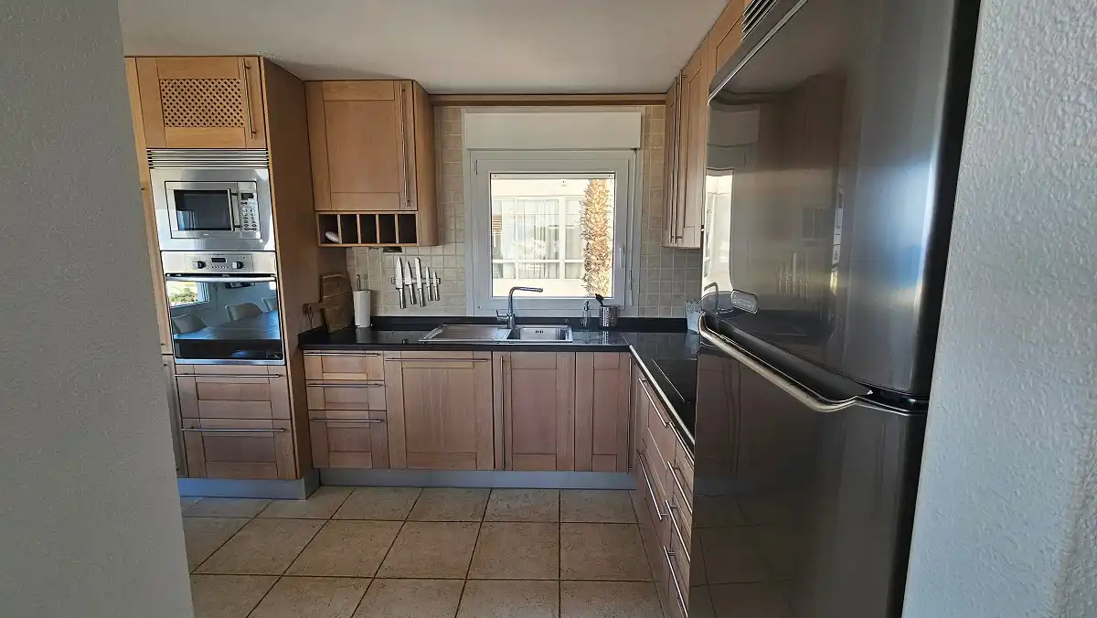 Cocina de Apartamento en venta en Santa Pola con Aire acondicionado y Piscina comunitaria