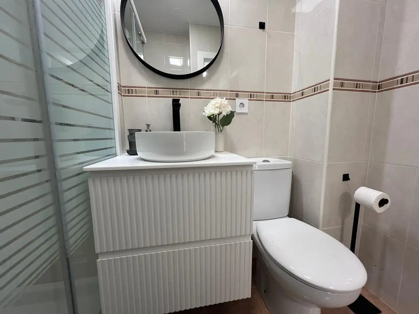 Baño de Apartamento en venta en Parque de la Paloma