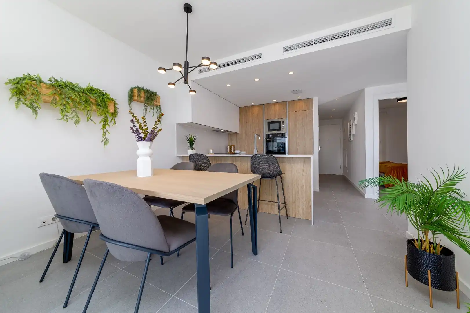 Cocina de Apartamento en venta en Villajoyosa / La Vila Joiosa con Aire acondicionado, Calefacción y Terraza