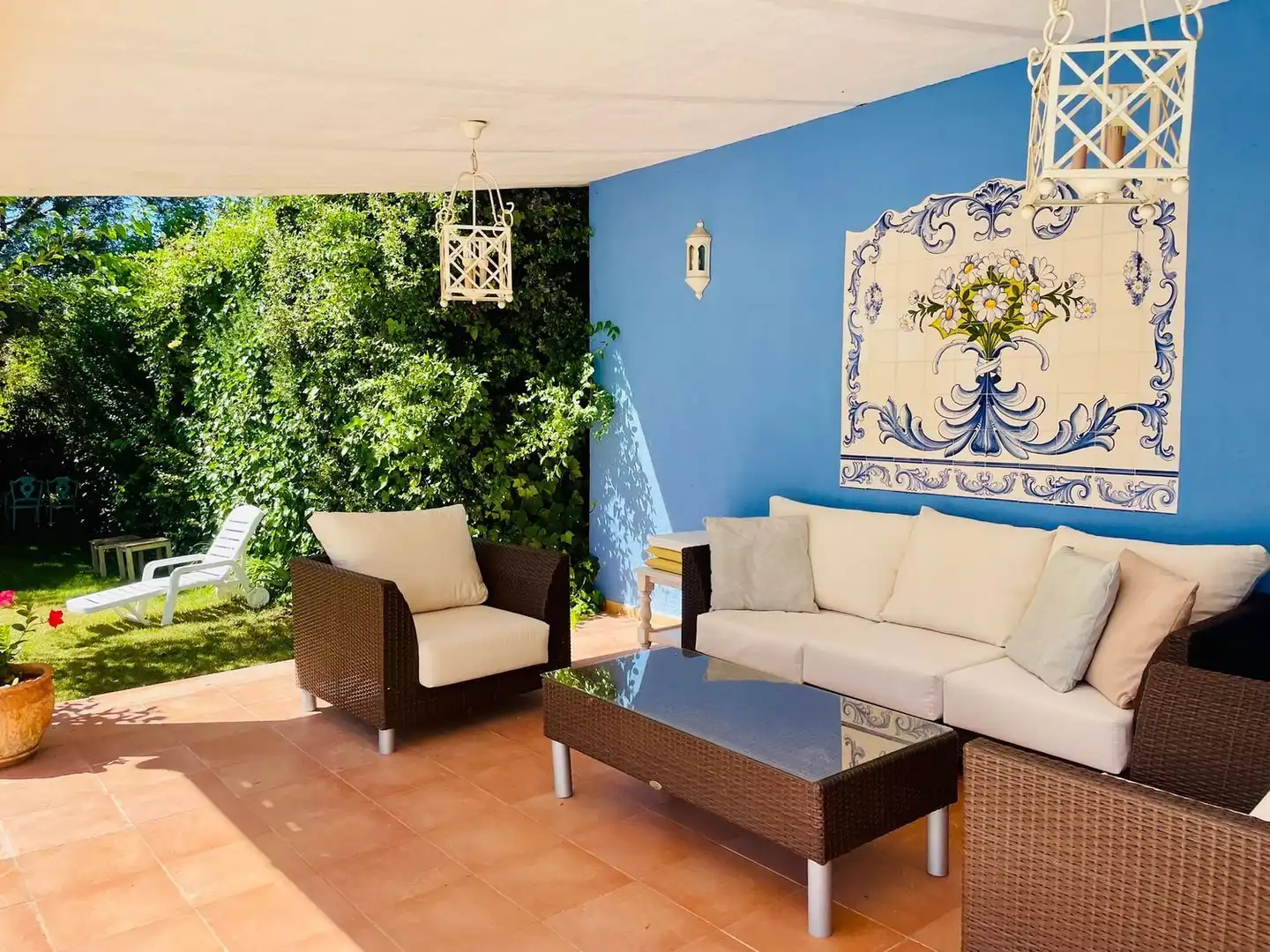 Terrassa de Casa o xalet en venda en Galindo y Perahuy amb Calefacció, Jardí privat i Terrassa