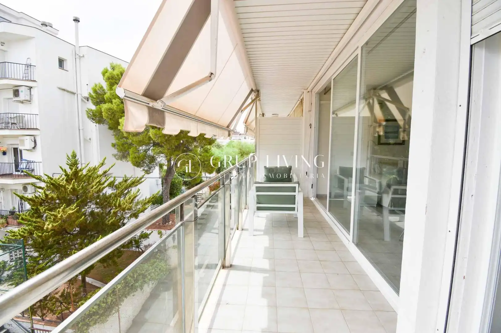 Terraza de Piso de alquiler en Sitges con Calefacción, Terraza y Amueblado