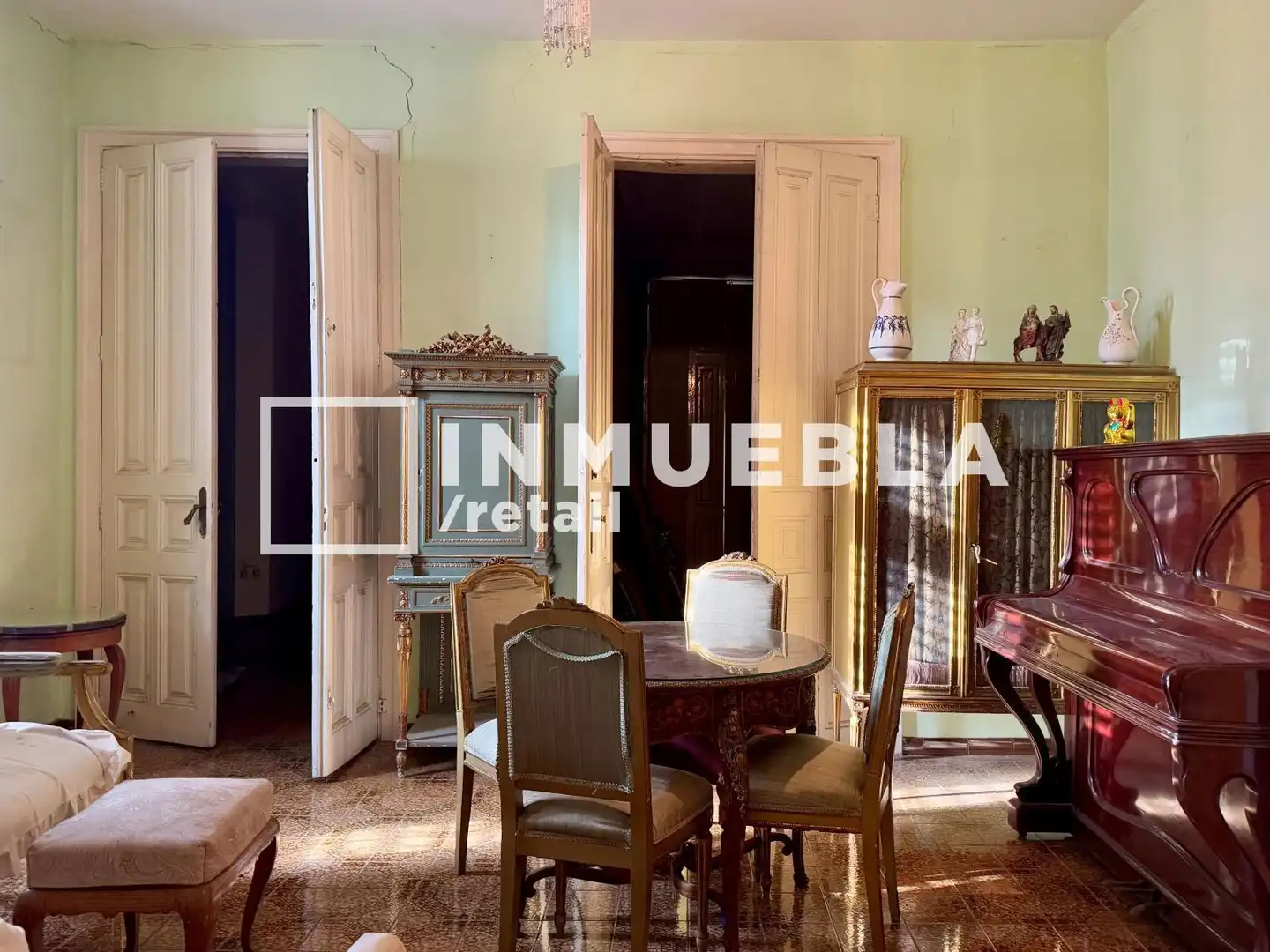 Wohnzimmer von Wohnung zum Verkauf in Barcelona mit Heizung, Terrasse und Balkon