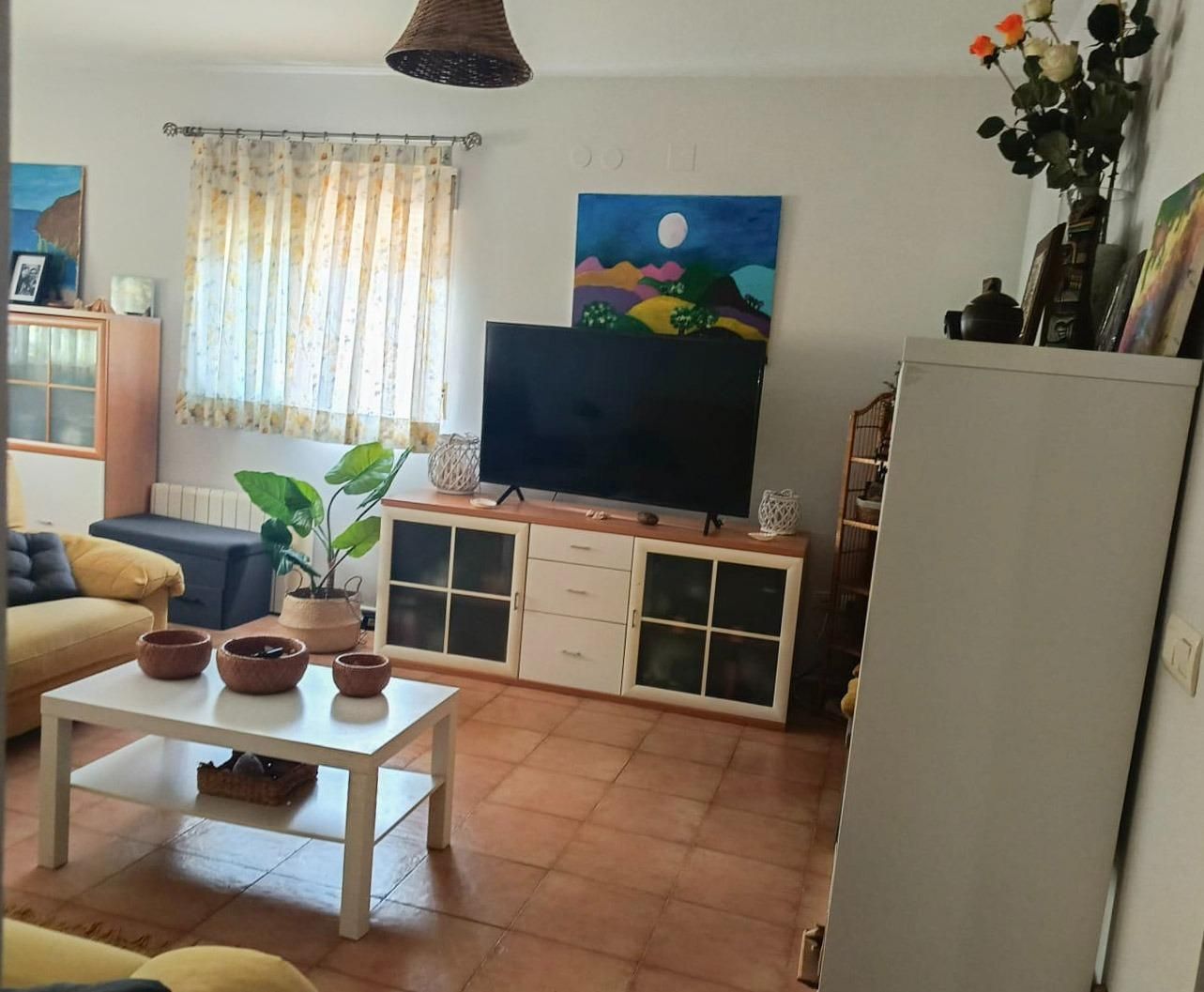 Living room of House or chalet for sale in Chiva  with Air Conditioner, Private garden and Terrace