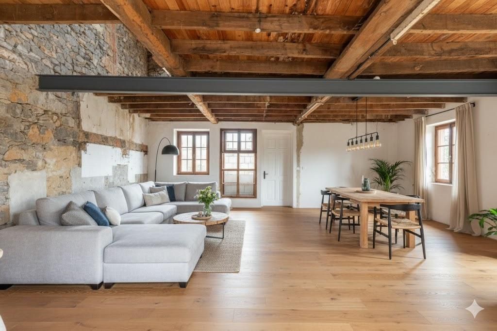 Sala d'estar de Casa o xalet en venda en Laviana amb Terrassa