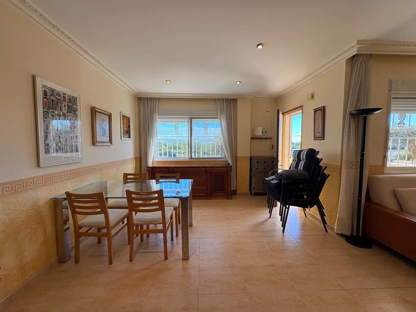 Dining room of Detached homes for rent in Torrevieja  with Air Conditioner, Heating and Private garden
