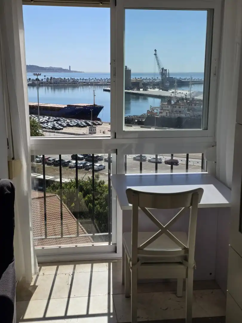 Terraza de Piso de alquiler en Málaga con Aire acondicionado y Amueblado
