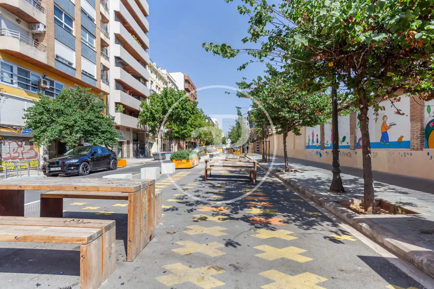 Vista exterior de Piso de alquiler en Valencia con Aire acondicionado, Calefacción y Amueblado