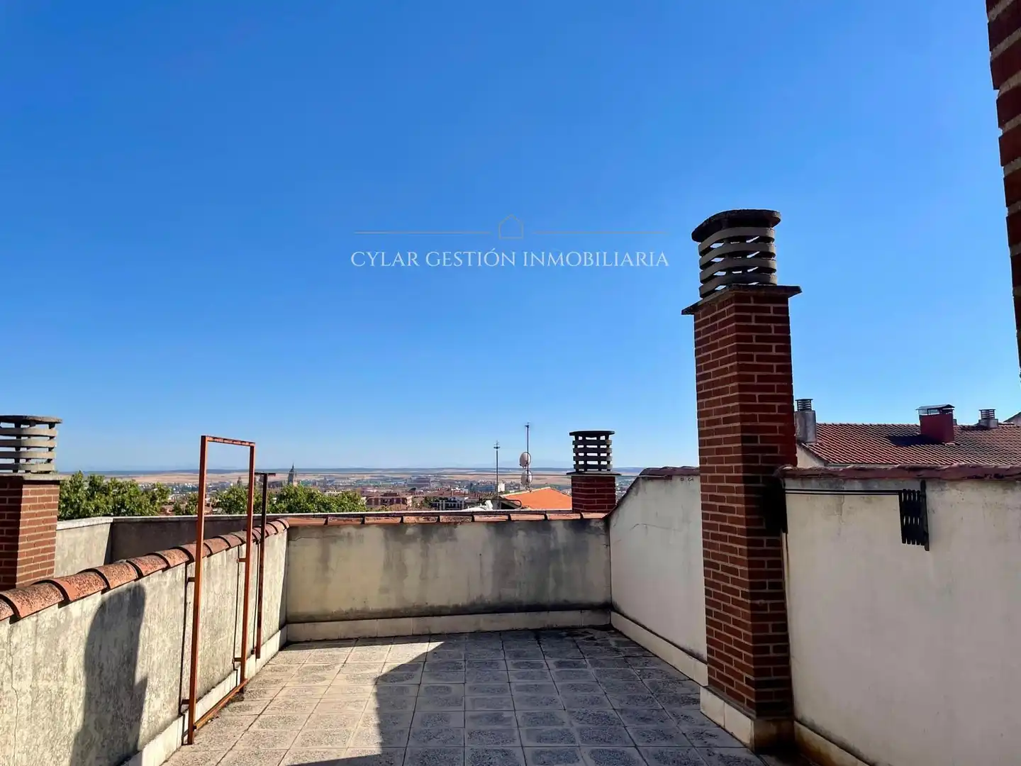 Terrace of Flat for sale in Salamanca  with Heating, Terrace and Furnished