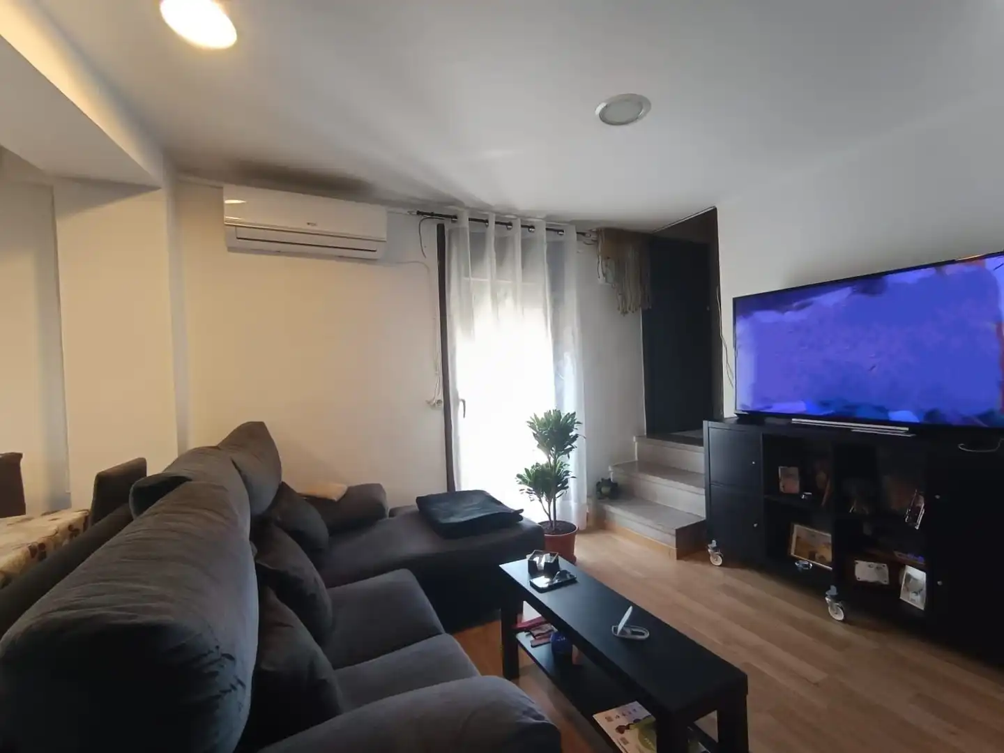 Sala de estar de Finca rústica en venta en Castillonroy con Aire acondicionado, Calefacción y Terraza
