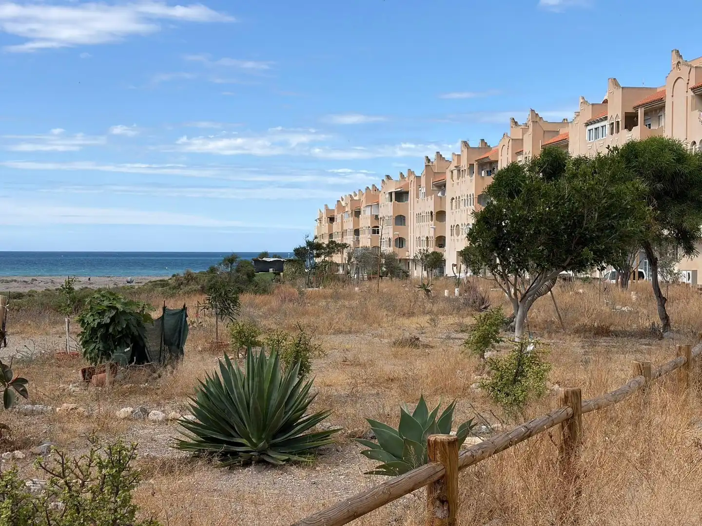 Exterior view of Duplexes for sale in Almería  with Terrace, Furnished and Balcony