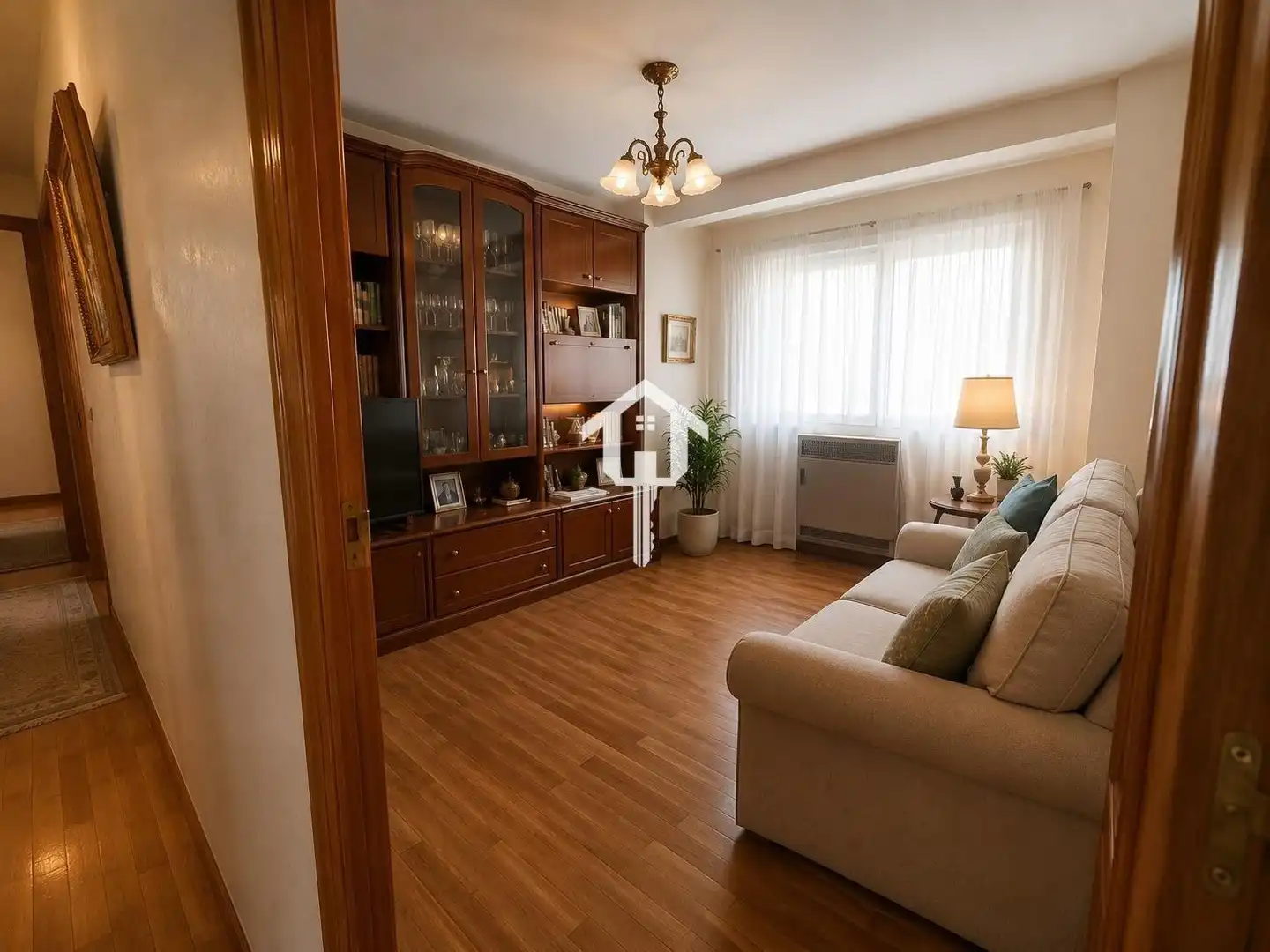 Sala d'estar de Pis en venda en Alicante / Alacant amb Aire condicionat, Calefacció i Moblat