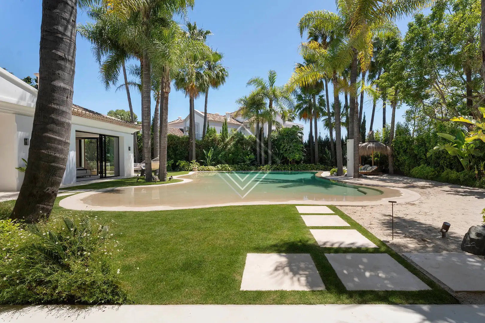 Jardín de Casa o chalet en venta en Marbella con Aire acondicionado, Jardín privado y Terraza