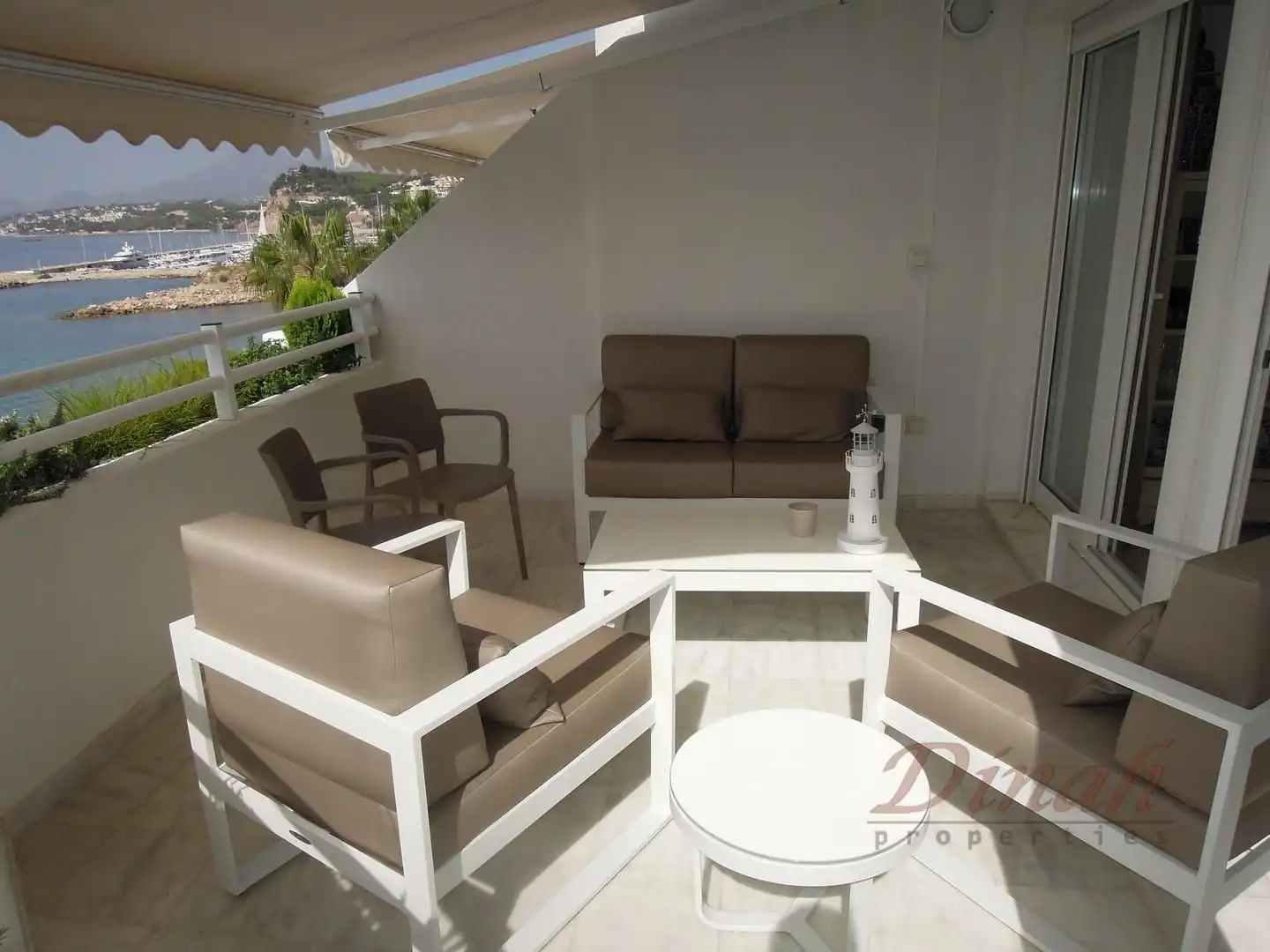 Terrasse von Wohnungen zur Miete in Altea mit Klimaanlage, Heizung und Möbliert