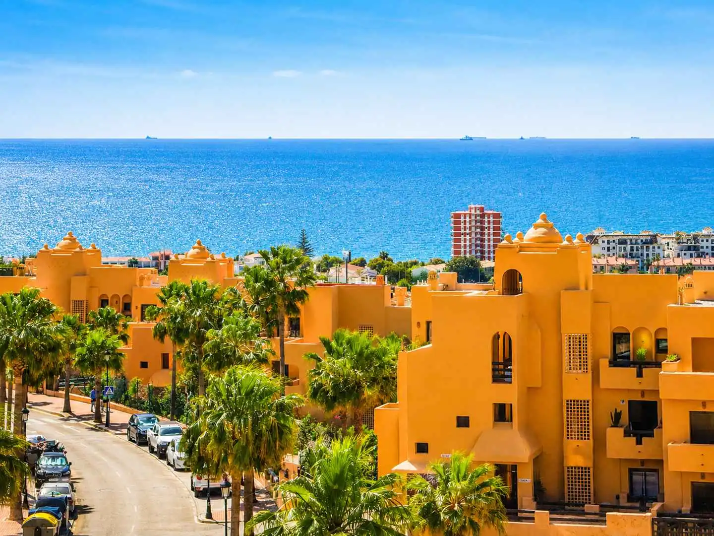 Vista exterior de Apartamento en venta en Manilva con Aire acondicionado, Calefacción y Terraza