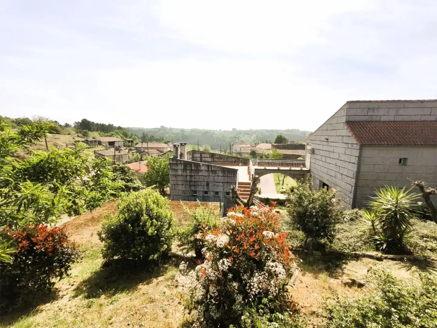 Vista exterior de Casa o xalet en venda en Amoeiro amb Aire condicionat, Piscina i Balcó