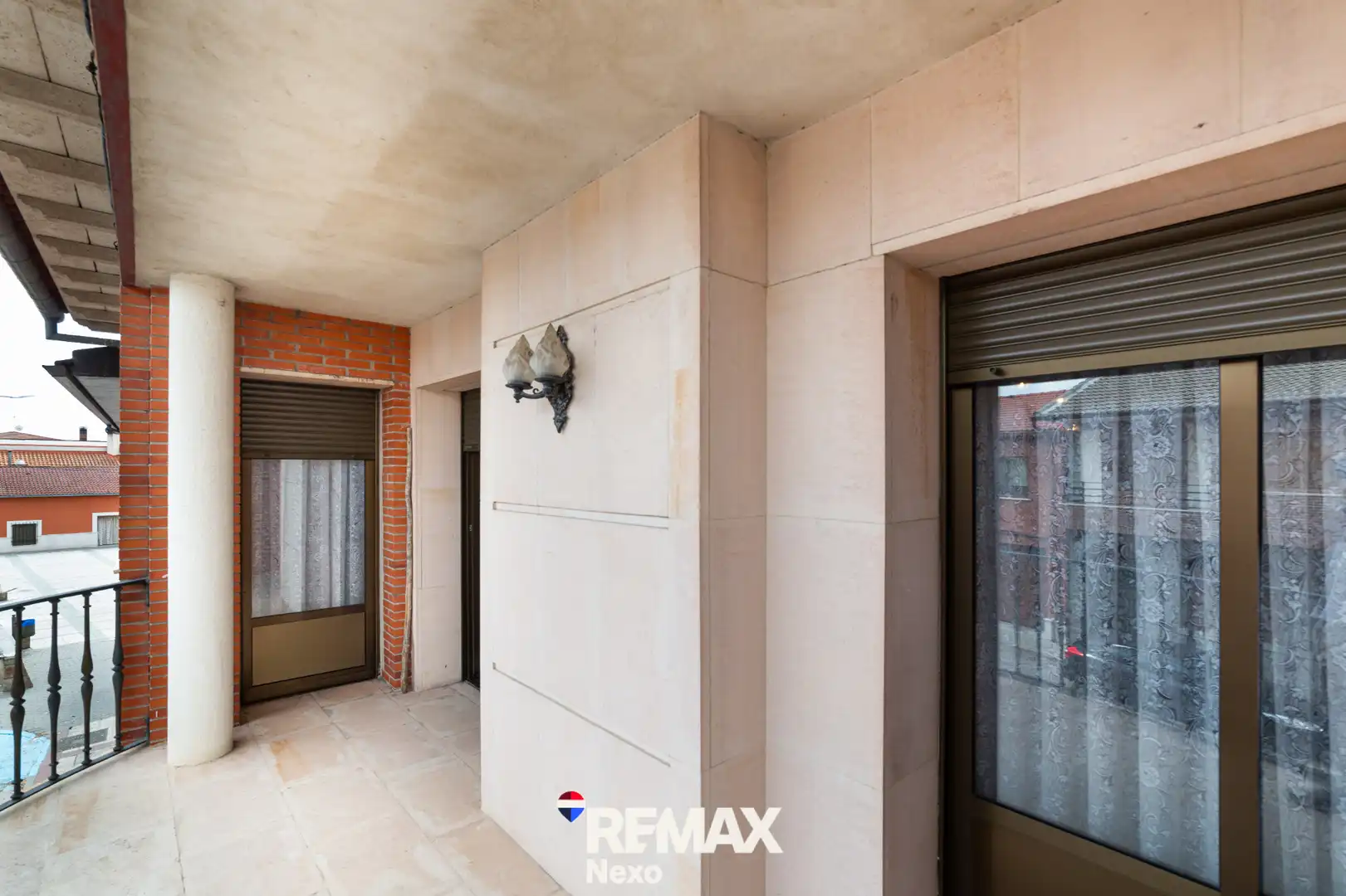 Terraza de Casa adosada en venta en Villaverde de Íscar con Aire acondicionado, Calefacción y Jardín privado