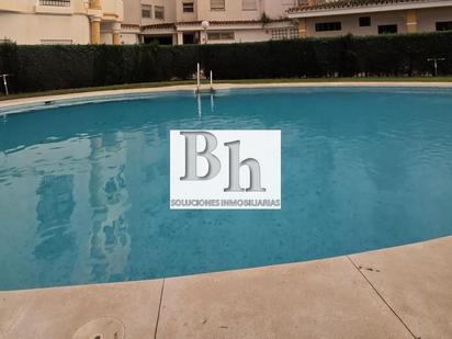 Swimming pool of Flat for sale in Málaga Capital  with Air Conditioner, Heating and Private garden