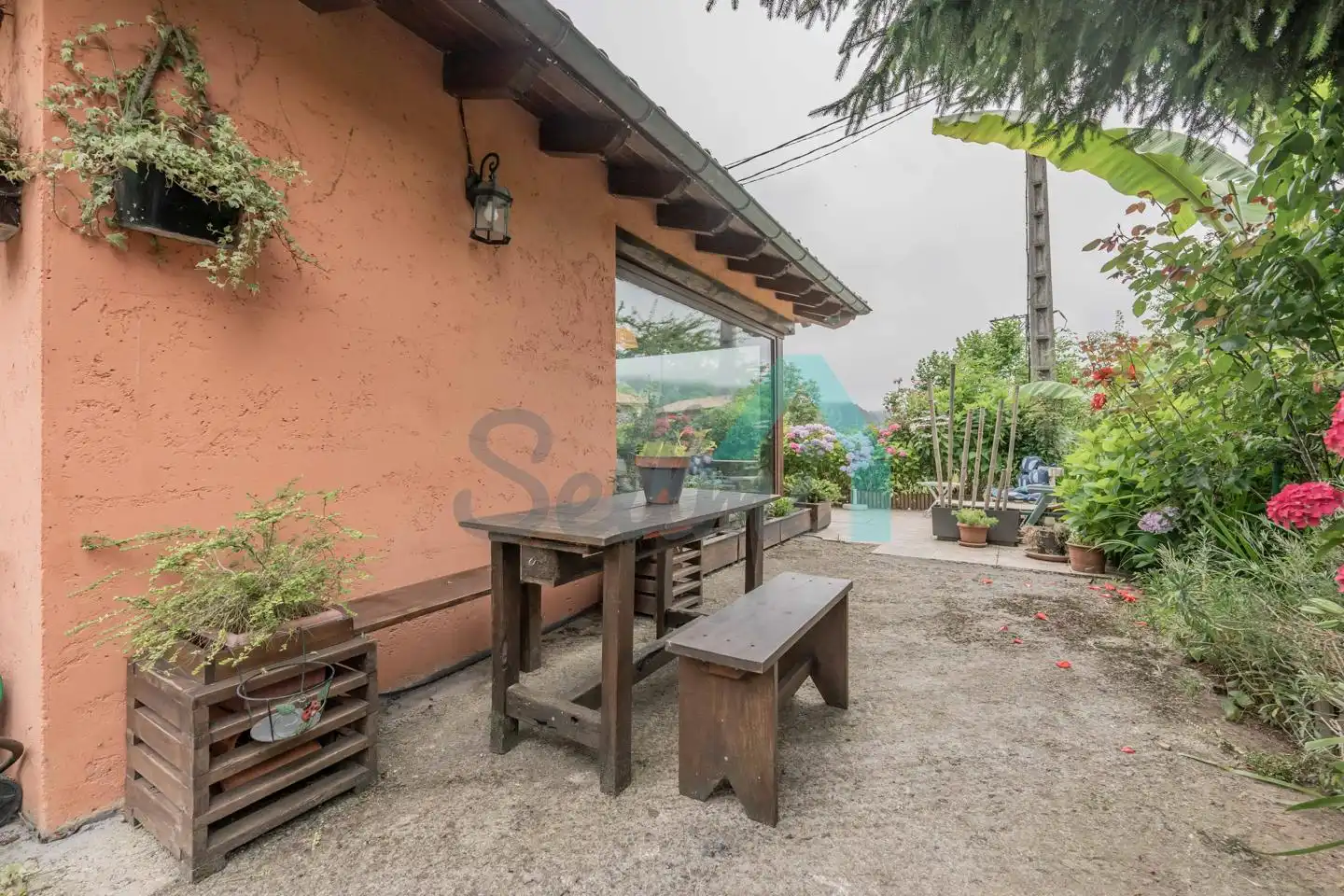 Terraza de Casa o chalet en venta en Sobrescobio con Calefacción, Jardín privado y Terraza