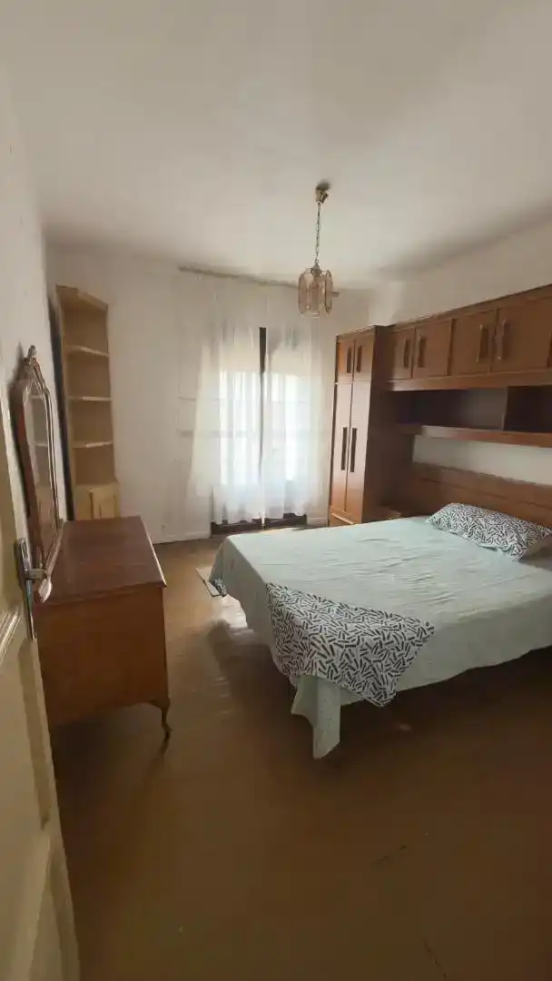 Bedroom of Flat for rent in Lerma  with Parquet flooring, Furnished and Washing machine