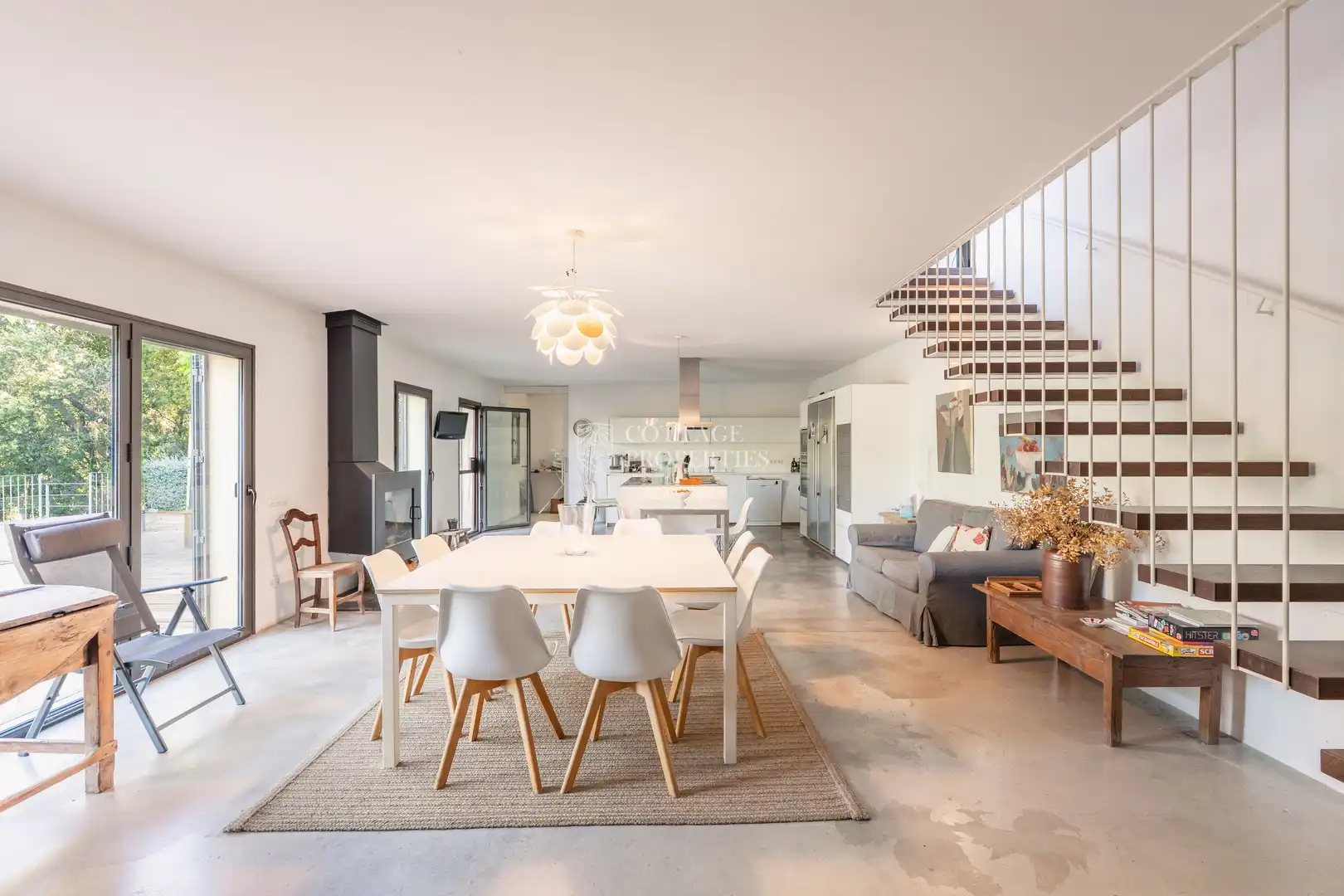 Dining room of Country homes for sale in Foixà  with Air Conditioner, Private garden and Swimming Pool