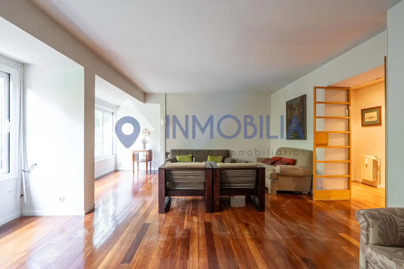 Sala de estar de Piso en venta en Madrid con Calefacción, Jardín privado y Trastero