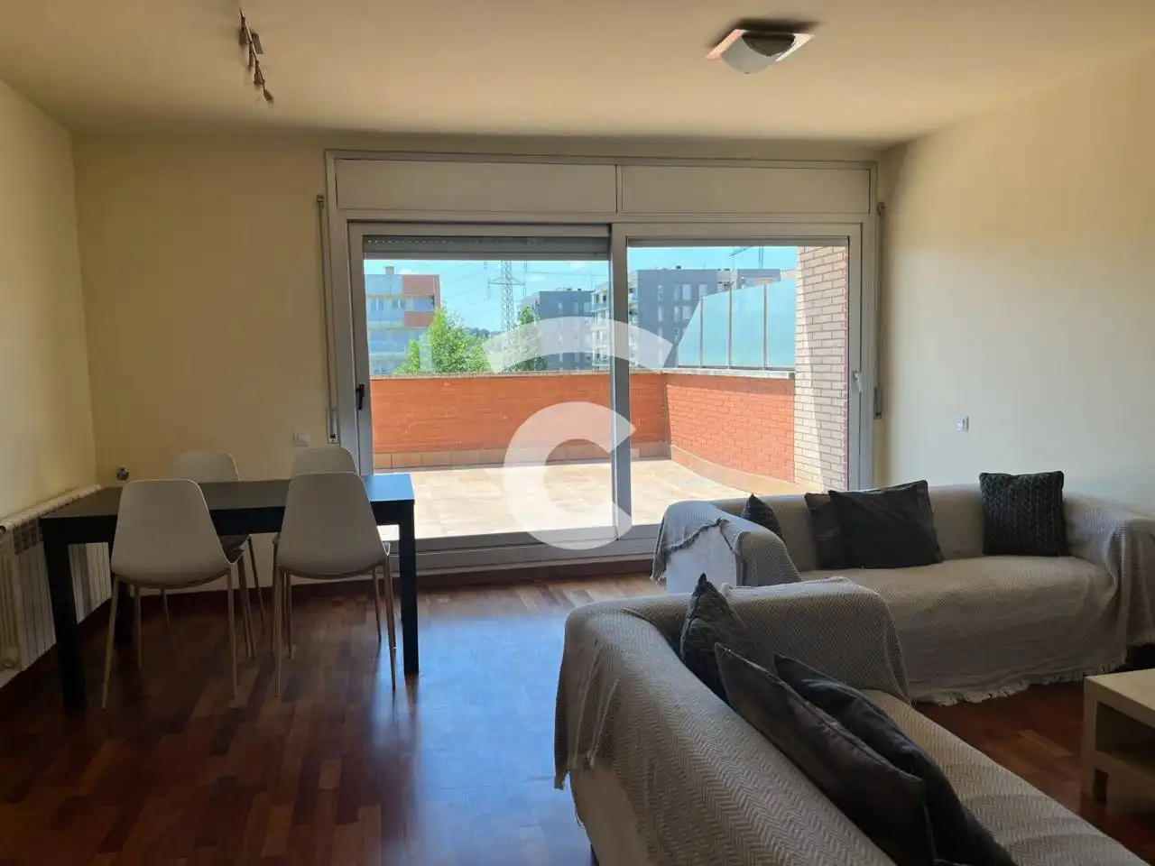 Living room of Flat for rent in Vic  with Heating, Terrace and Storage room